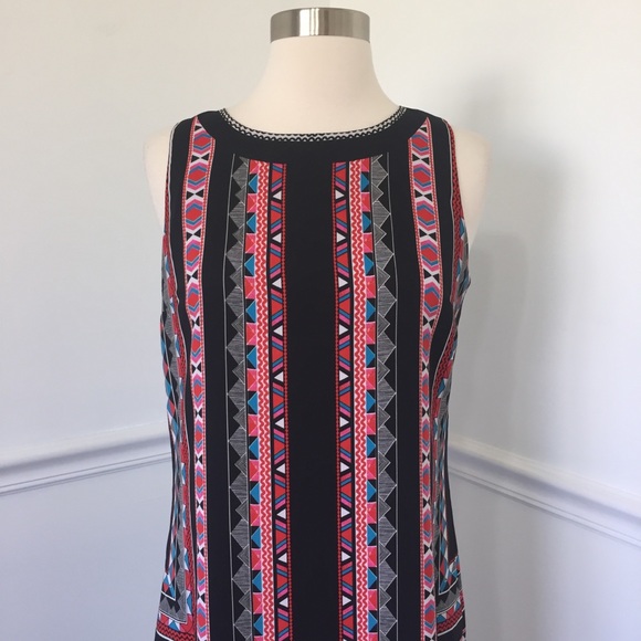 Vince Camuto Stripe Print Shift Dress - Picture 2 of 7